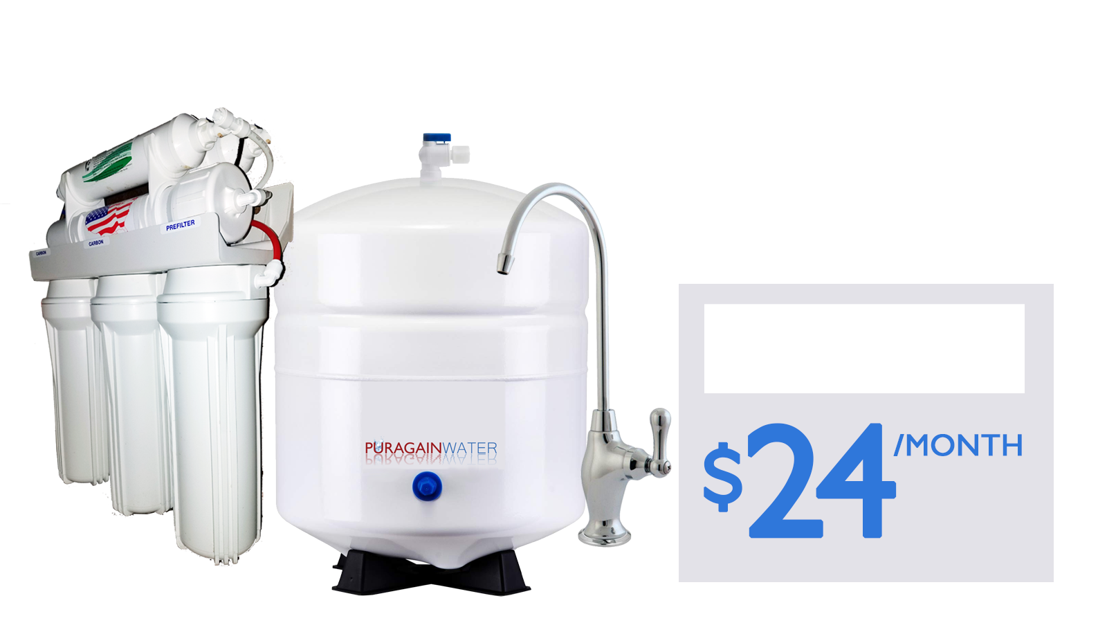 6 Stage Alkaline System PurAgain Water